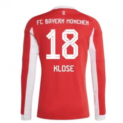 Fotbalové Dresy FC Bayern München Klose #18 2025-26 Domácí Dres Mužské Dlouhý Rukáv