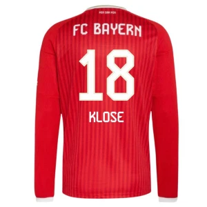 Fotbalové Dresy FC Bayern München Klose #18 2026-27 Domácí Dres Mužské Dlouhý Rukáv