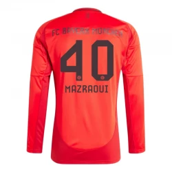 Fotbalové Dresy FC Bayern München Mazraoui #40 2024-25 Domácí Dres Mužské Dlouhý Rukáv