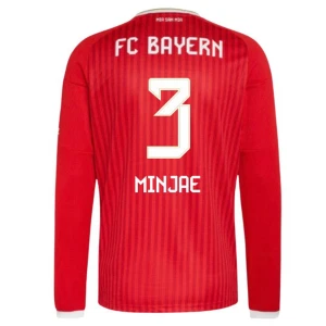 Fotbalové Dresy FC Bayern München Minjae #3 2026-27 Domácí Dres Mužské Dlouhý Rukáv