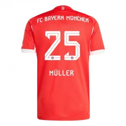 Fotbalové Dresy FC Bayern München Muller #25 2025-26 Domácí Dres Mužské