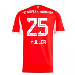 Fotbalové Dresy FC Bayern München Muller #25 2025-26 Domácí Dres Mužské