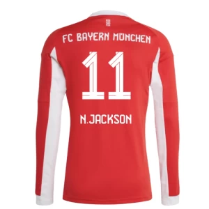 Fotbalové Dresy FC Bayern München N. Jackson #11 2025-26 Domácí Dres Mužské Dlouhý Rukáv