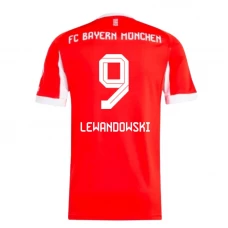 Fotbalové Dresy FC Bayern München Robert Lewandowski #9 2025-26 Domácí Dres Mužské