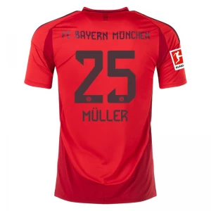 Fotbalové Dresy FC Bayern München Thomas Müller #25 2024-25 Domácí Dres Mužské