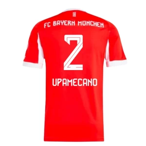Fotbalové Dresy FC Bayern München Upamecano #2 2025-26 Domácí Dres Mužské