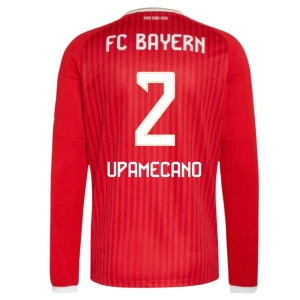 Fotbalové Dresy FC Bayern München Upamecano #2 2026-27 Domácí Dres Mužské Dlouhý Rukáv
