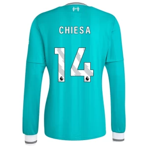 Fotbalové Dresy Federico Chiesa #14 Liverpool FC 2025-26 Třetí Dres Mužské Dlouhý Rukáv