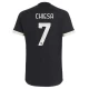 Fotbalové Dresy Federico Chiesa #7 Juventus FC 2023-24 Alternativní Dres Mužské