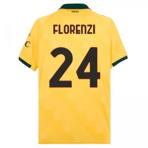 Fotbalové Dresy Florenzi #24 AC Milan 2025-26 Třetí Dres Mužské