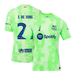 Fotbalové Dresy Frenkie de Jong #21 FC Barcelona 2024-25 UCL Třetí Dres Mužské