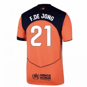Fotbalové Dresy Frenkie de Jong #21 FC Barcelona 2025-26 Třetí Dres Mužské