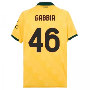 Fotbalové Dresy Gabbia #46 AC Milan 2025-26 Třetí Dres Mužské