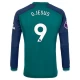 Fotbalové Dresy Gabriel Jesus #9 Arsenal FC 2023-24 Alternativní Dres Mužské Dlouhý Rukáv
