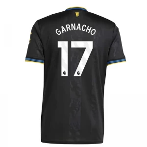 Fotbalové Dresy Garnacho #17 Manchester United 2025-26 Třetí Dres Mužské