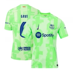 Fotbalové Dresy Gavi #6 FC Barcelona 2024-25 UCL Třetí Dres Mužské