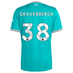 Fotbalové Dresy Gravenberch #38 Liverpool FC 2025-26 Třetí Dres Mužské