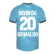 Fotbalové Dresy Grimaldo #20 Bayer 04 Leverkusen 2023-24 Alternativní Dres Mužské
