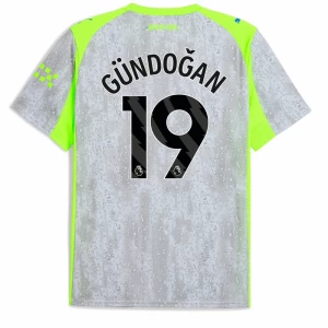 Fotbalové Dresy Gundogan #19 Manchester City 2025-26 Třetí Dres Mužské