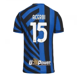 Fotbalové Dresy Inter Mediolan Acerbi #15 2024-25 Domácí Dres Mužské