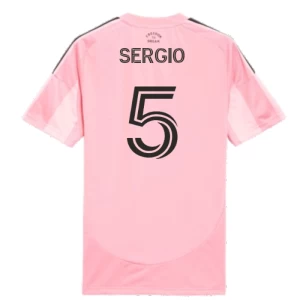 Fotbalové Dresy Inter Miami CF Sergio #5 2025-26 Domácí Dres Mužské
