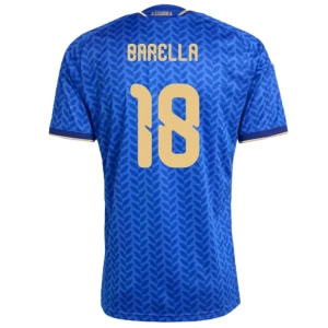Fotbalové Dresy Itálie Nicolò Barella #18 2026 Domácí Dres Mužské