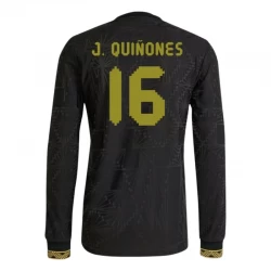 Fotbalové Dresy J. Quinones #16 Mexiko 2025 Black Gold Cup Třetí Dres Mužské Dlouhý Rukáv