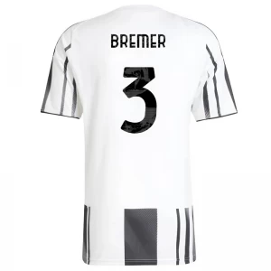 Fotbalové Dresy Juventus FC Bremer #3 2025-26 Domácí Dres Mužské