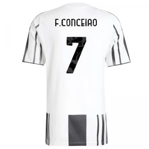 Fotbalové Dresy Juventus FC F. Conceiao #7 2025-26 Domácí Dres Mužské