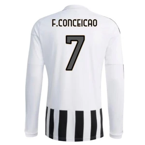 Fotbalové Dresy Juventus FC F. Conceicao #7 2026-27 Domácí Dres Mužské Dlouhý Rukáv