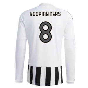 Fotbalové Dresy Juventus FC Koopmeiners #8 2026-27 Domácí Dres Mužské Dlouhý Rukáv