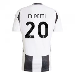 Fotbalové Dresy Juventus FC Miretti #20 2024-25 Domácí Dres Mužské