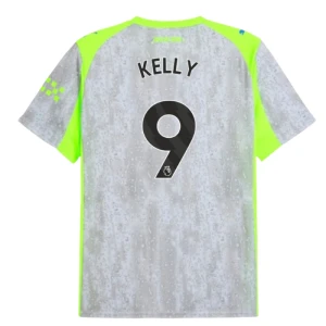 Fotbalové Dresy Kelly #9 Manchester City 2025-26 Třetí Dres Mužské