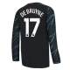 Fotbalové Dresy Kevin De Bruyne #17 Manchester City 2023-24 Alternativní Dres Mužské Dlouhý Rukáv