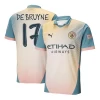Fotbalové Dresy Kevin De Bruyne #17 Manchester City 2024-25 Fourth Dres Mužské