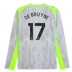 Fotbalové Dresy Kevin De Bruyne #17 Manchester City 2025-26 Třetí Dres Mužské Dlouhý Rukáv