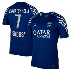 Fotbalové Dresy Khvicha Kvaratskhelia #7 Paris Saint-Germain PSG 2025-26 Fourth Dres Mužské