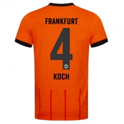 Fotbalové Dresy Koch #4 Eintracht Frankfurt 2024-25 Alternativní Dres Mužské