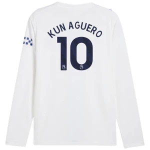 Fotbalové Dresy Kun Aguero #10 Manchester City 2026-27 Třetí Dres Mužské Dlouhý Rukáv