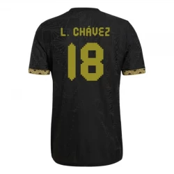 Fotbalové Dresy L. Chavez #18 Mexiko 2025 Black Gold Cup Třetí Dres Mužské