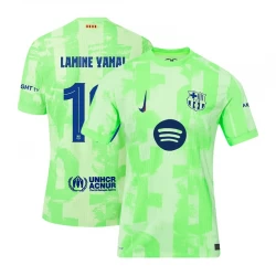 Fotbalové Dresy Lamine Yamal #19 FC Barcelona 2024-25 UCL New Spotify Logo Třetí Dres Mužské
