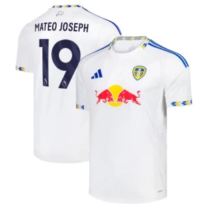 Fotbalové Dresy Leeds United Mateo Joseph #19 2025-26 Domácí Dres Mužské