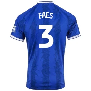 Fotbalové Dresy Leicester City Faes #3 2026-27 Domácí Dres Mužské