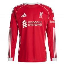 Fotbalové Dresy Liverpool FC 2025-26 Domácí Dres Mužské Dlouhý Rukáv