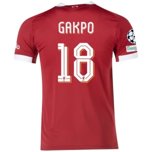 Fotbalové Dresy Liverpool FC Cody Gakpo #18 2025-26 Champions League Domácí Dres Mužské