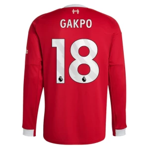 Fotbalové Dresy Liverpool FC Cody Gakpo #18 2025-26 Domácí Dres Mužské Dlouhý Rukáv
