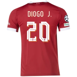 Fotbalové Dresy Liverpool FC Diogo J. #20 2025-26 Champions League Domácí Dres Mužské