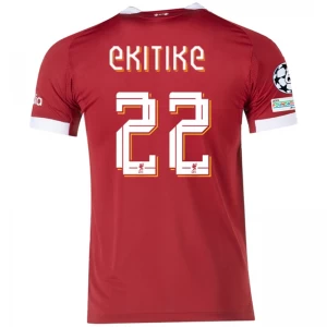 Fotbalové Dresy Liverpool FC Ekitike #22 2025-26 Champions League Domácí Dres Mužské