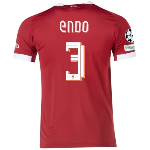 Fotbalové Dresy Liverpool FC Endo #3 2025-26 Champions League Domácí Dres Mužské