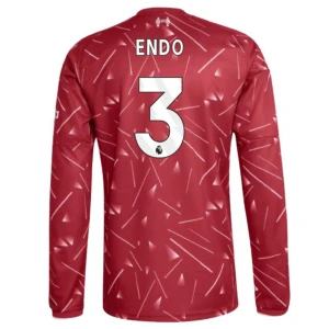 Fotbalové Dresy Liverpool FC Endo #3 2026-27 Domácí Dres Mužské Dlouhý Rukáv